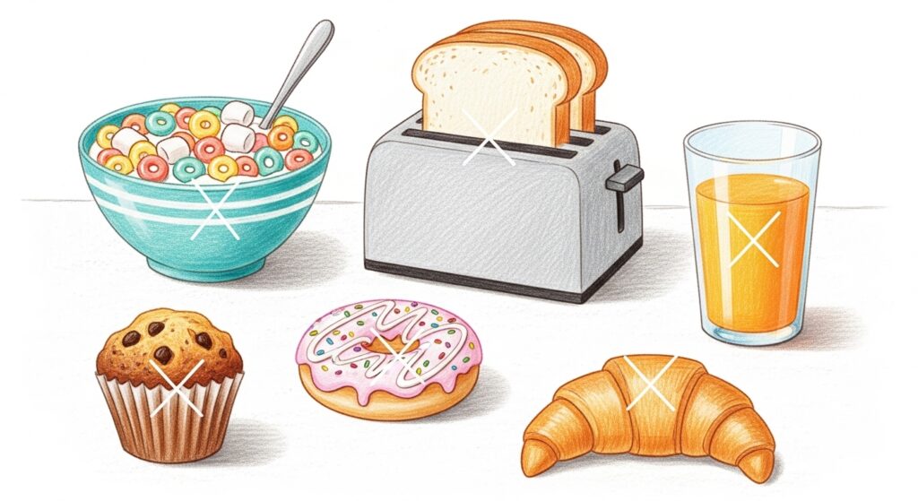 공복 혈당 관리를 위해 아침에 피해야 할 음식