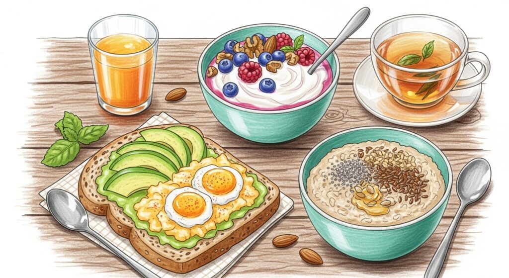 혈당 스파이크 없이 든든한 추천 아침 메뉴